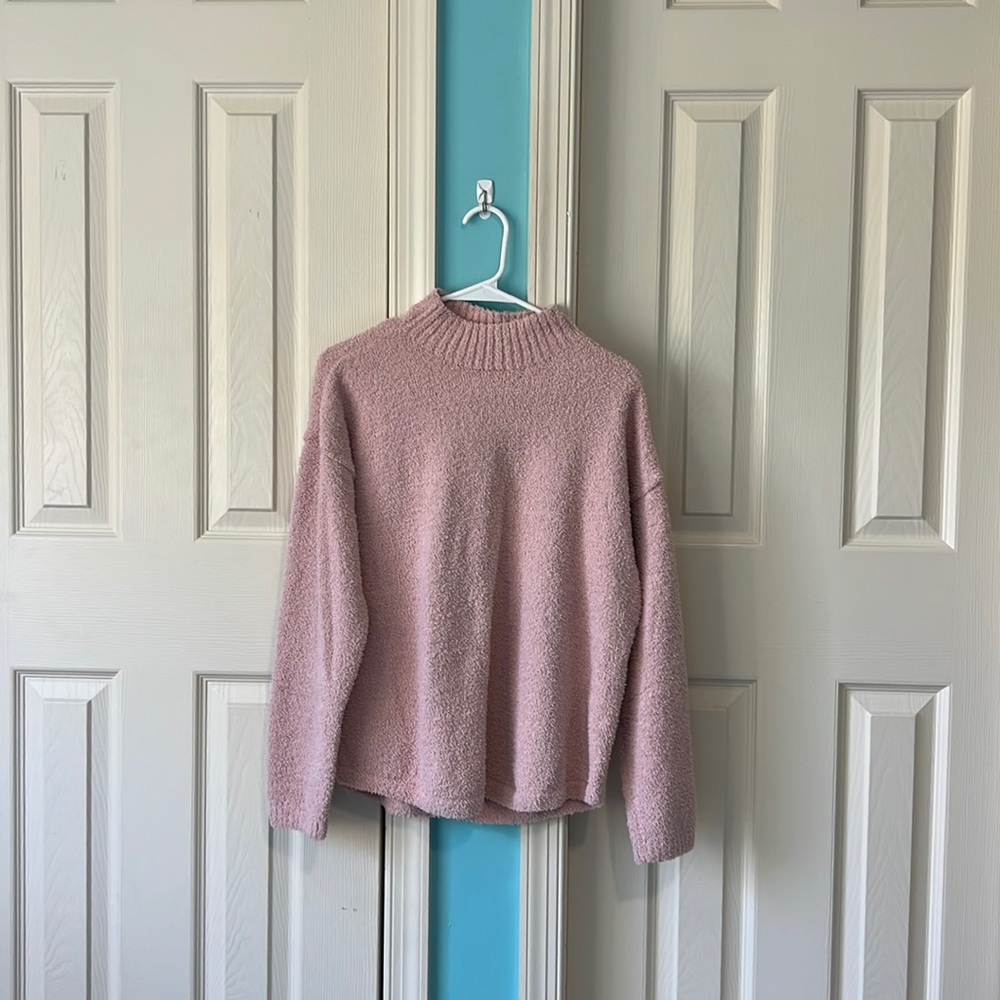 Pink Fuzzy Sweater